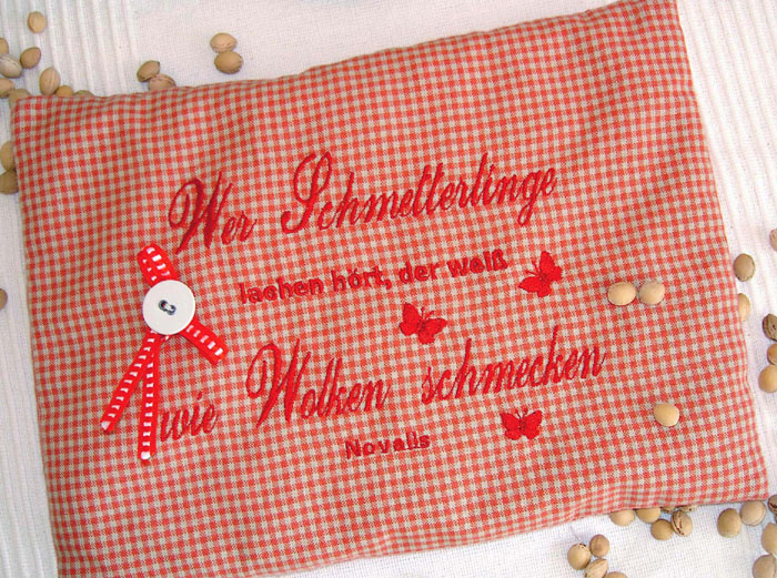 patchwork kirschkernkissen