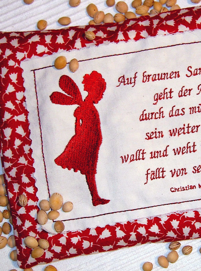 patchwork kirschkernkissen