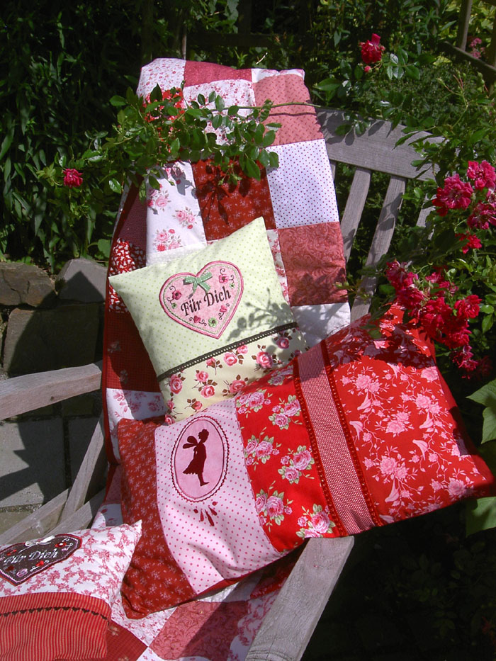 patch quilt kissen