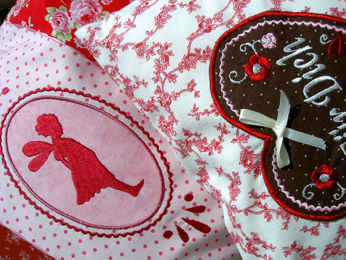 patch quilt kissen