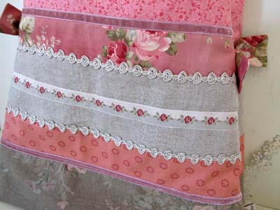 patchwork tasche rosen