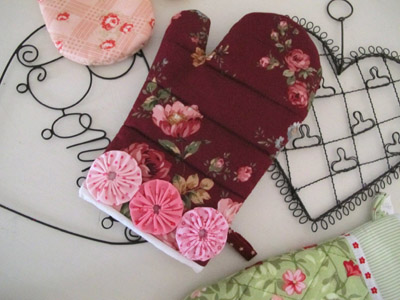 patchwork ofenhandschuh