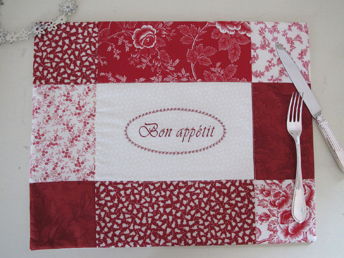 patchwork tisch-set