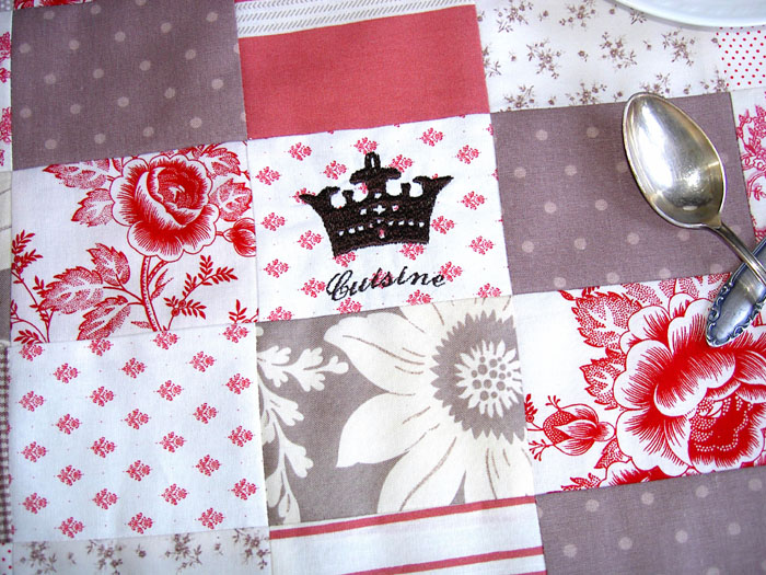 patchwork tisch-set